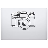 Laptop Notebook Sticker Decal - Camera line Drawing - Skins Stickers