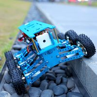 Yahboom UNO R3 Programmable Robot Compatible Arduino 6WD Off-Road DIY Kit with HD Camera for Teens Adults