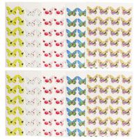 Ibnotuiy 10 Sheets Beautiful Butterfly Pattern Photo Mounting Corner Sticker Self Adhesive for DIY Scrapbook/Picture Album (5 Colors)