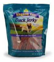 Kingdom Pets Filler Free Duck Breast Jerky, Premium Treats for Dogs, 40-ounce bag