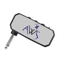 Portable Guitar Headphone Amplifier by AlphaWolff Supply - AUX Cable Connection and Volume Control - Easy to Use Acoustic Sound  - Practice and Play Music in Complete Silence