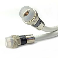 PHAT SATELLITE 55ft White CL2 In-Wall Rated Quad Shield RG6 Coaxial Cable 18 AWG Weather Boot Fittings Outdoor Anti-UV Jacket Satellite Antenna Modem Internet Cable UL ETL ASSEMBLED IN USA by INTL