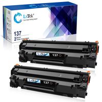 LxTek Compatible Toner Cartridge replacement for Canon 137 CRG137 9435B001AA to use with ImageClass D570 LBP151dw MF232w MF236n MF216N MF227dw,2 Black