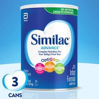 Similac Advance Infant Formula with Iron, Powder, One Month Supply, 36 Ounce (Pack of 3)