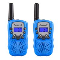 Funkprofi Walkie Talkies for Kids, Long Range 22 Channels HD Sound Two Way Radios with Belt Clip and Flashlight, Birthday Toy Gift for Boys & Girls Age 3-12 Years Old, Suitable for Outside Adventures