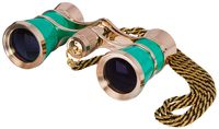 Levenhuk Broadway 325C Lime Opera Glasses - Theater Binoculars with Removable Chain