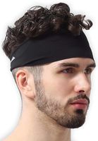 Mens Headband - Running Sweat Head Bands for Sports - Athletic Sweatbands for Workout/Exercise, Tennis & Football - Ultimate Performance Stretch & Moisture Wicking