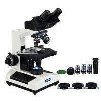 OMAX 40X-2000X Phase Contrast Binocular Compound LED Microscope