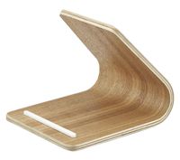YAMAZAKI home 7327 Rin Plywood Tablet Stand, Beige, Natural