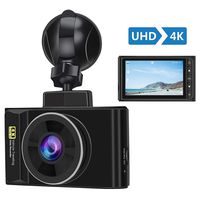 AWESAFE 4K Dash Cam with GPS UHD 2160P 3 Inch LCD Screen 170 Degrees Wide Angle Dash Camera with G Sensor,Motion Detection,Night Vision