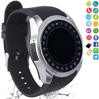 FashionLive Smart Watch Bluetooth Smartwatch Touch Screen Unlocked Phone Camera Pedometer Text Call Sports Fitness Activity Tracker for Women Men