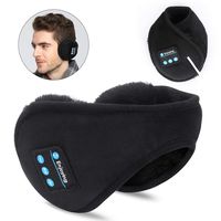 Bluetooth Earmuffs Headphones,SKYEOL Bluetooth 5.0 Wireless HD Stereo Music Ear Warmer, Foldable Wool Warmer with Mic Built-in Stereo Speakers for Winter Outdoor Men Women & Kids