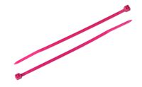 Creative Solutions CS-204FP Cable Tie, 4 in, 18 lb, Craft, Wrap & Decorate, Zip Tie, 50 Pk., Fluorescent Pink