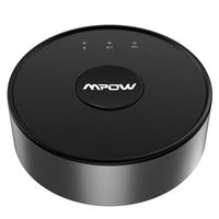 Mpow Bluetooth 5.0 Transmitter for TV, Bluetooth Audio Adapter with aptX, aptX-LL, aptX-HD for Original Voice Enjoyment, 50 Feet Range Bluetooth Kit with Hook & Loop Tape,No Battery for Always Standby