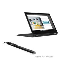 Lenovo Thinkpad X1 Yoga (3rd Gen) Stylus Pen, BoxWave [EverTouch Capacitive Stylus] Fiber Tip Capacitive Stylus Pen for Lenovo Thinkpad X1 Yoga (3rd Gen) - Jet Black