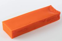 Blended Waxes, Inc. Tangerine Pearl Bottle Sealing Wax 1 lb. Block- Resilient and Versatile Bottling Wax For Wine, Beer, and Liquor Bottle Sealing - Seals Between 25-30 Bottles