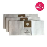 Crucial Vacuum Replacement Vac Bags Part # 9066800 - Compatible with Shop Vac Type B Models - Bag Measures 7" X 6.6" X 0.9" Inches - Long-Lasting 2-Gallon for Wet, Dry Vacs - Bulk Packs (3 Pack)