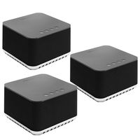 Mass Fidelity Core 120W Smart Portable Hi-Fi Wireless Speaker System in Black with Holographic Sound and iOS Android Compatibility for 3 Rooms