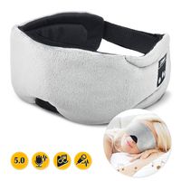 Sleep Headphones | Bluetooth 5.0 Sleeping headphones Mask, Flashmen Wireless Bluetooth Sleep Headphones Stereo Sleep Eye Mask Headphone with Speaker Mic for Sleeping Travel Audio-book Music | Washable