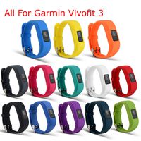 ULT-unite Colorful Replacement Strap Accessory Wristbands for Garmin Vivofit 3(No Tracker, Replacement Bands Only. Fits 6~8.5 inch Wrists)
