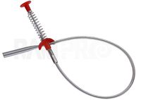 RAM-PRO 22" Flexible Grabber Pickup Tool, Retractable Claw Retriever Stick, Snake & Cable Aid, Use to Grab Trash & a Drain Auger to Unclog Hair from Drains, Sink, Toilet & Clean Dryer Vents