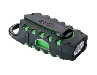 Etón SCORPION Rugged, Portable Multi-Purpose Digital Radio with Crank Power Back-up and Weather Alerts - Green, NSP100GR