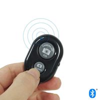 LS Photography Bluetooth Remote Wireless Shutter for Smartphones, iPhone, iPad, Samsung Galaxy, and Other Android Phones in Black, LGG678