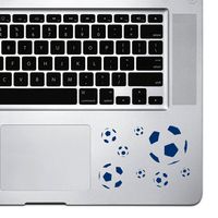 StickAny Palm Series Soccer Ball Pattern Sticker for MacBook Pro, Chromebook, and Laptops (Navy)