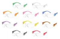 Gateway Safety 4699 StarLite Gumballs Safety Glasses, Clear Lens, All Colors Included (Pack of 10)