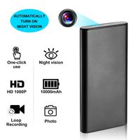 TTCDBF Full HD1080P 10000mhA Portable Power Bank hidden Camera 24-Hour Continuous Video Recording Nanny cam Home and Office spy Security Camera,Recording Video While Charging, Night Vision no WiFi