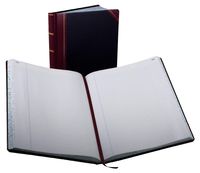 Boorum & Pease 23 Series Columnar Book, Record, 300 Page, Black/Red (23-300-R)