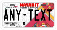 Nayarit Mexico Placas License Plate