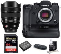 Fujifilm X-H1 Mirrorless Digital Camera with VPB-XH1 Vertical Power Booster Grip Kit + XF 8-16mm f/2.8 R LM WR Lens (16591570)