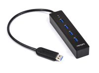KDLINKS 5Gbps 4 Ports Super Speed USB 3.0 Hub for Ultra Book, MacBook Air, Windows 8 Tablet PC - Black