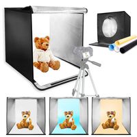 LimoStudio 20 Inch Cube Box Table Top Photo Shooting Tent for Commercial Product Photo Shoot with LED Lighting, Photo Video Studio, AGG2489