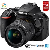 Nikon D5600 Digital SLR Camera & 18-55mm VR DX AF-P Lens - (Renewed)