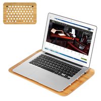 Laptop Cooling Pad, Bamboo Wood Laptop Cooling Mount Stand for All Laptops