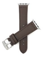 Bandini Replacement Watch Band for Apple Watch 38mm, Brown, Racer, Stitching, Leather, Fits Series 1, 2 and 3