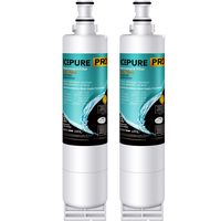 ICEPURE PRO 4396508 NSF53&42 Certified Premium Refrigerator Replacement Water Filter compatible with Whirlpool PUR 4396508 4396510 for Kitchenaid Maytag Whirlpool Side By Side Refrigerator (2 pack)
