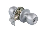 Taftek AMK101 Ball Entry Knob Door Lock in Satin Nickel