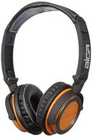 BiGR Audio Natural Wood On Ear Headphones w/bezel - High-Fidelity Drivers, In-Line Microphone, Detachable Cable, Compact Folding Design & Bamboo Box