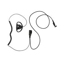 Maxtop AEH0407D-M3 D-Sharp Earhanger PTT for Motorola EX500 EX560 EX560XLS EX600 EX600XLS GP328 Plus PRO5150