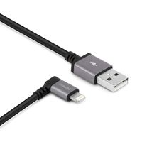 Moshi - Apple MFi Certified Lightning Connector (90 Degree) 1M - Black