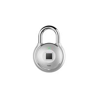 Tapplock one+ Sterling Silver - Smart Fingerprint Bluetooth Biometric Keyless Padlock