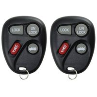 KeylessOption Keyless Entry Remote Control Car Key Fob Replacement for KOBLEAR1XT 10443537 (Pack of 2)