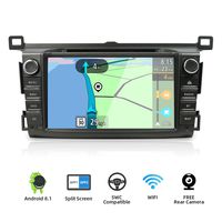 YUNTX Double Din Android 8.1 Car Navigation Stereo 2G/32G Octa-Core Applicable to Toyota RAV4 (2013-2015)-8 inch Support Rear Backup Camera,LCD Touchscreen,WiFi/BT,SD Card,USB, AM/FM Radio Receiver