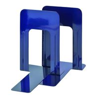 STEELMASTER Deluxe Steel 9 Inch Bookends, 1 Pair, Cobalt Blue (241009108)