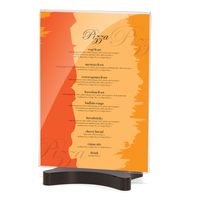 Officemate Premium Double Sided Sign Holder, 5(W) x 7(H)-Inches, Clear (23027)