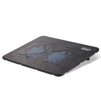 Laptop Cooling Pad, Coolertek Portable Slim Quiet Laptop Notebook Cooler Cooling Pad Stand with 2 Blue LED Fans, USB Powered, Adjustable Angled, Fits 11-14 Inche