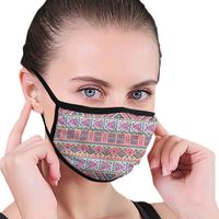 Ghhpws Indian Aztec Women & Men Reusable Earloop Half Face Mouth Mask For Pollen Smog Dust